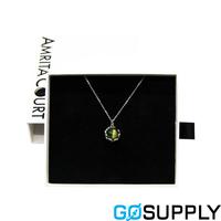 Amrita Court Aroma Necklace - Design: Planet Aurum Verdant (Golden Green) Material: White Gold Essential Oil: Purify Essential Oil 10ml