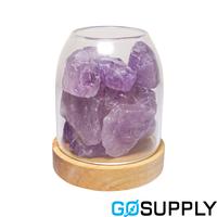 Amrita Court Aurora Crystal Diffuser - Crystal Type: Amethyst Base Material: Wooden