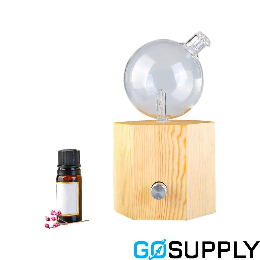 Amrita Court Nebuliser (Diffuser) Wooden Base - Shape: Geometry Hexagon