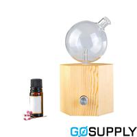 Amrita Court Nebuliser (Diffuser) Wooden Base - Shape: Geometry Hexagon