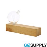 Amrita Court Nebuliser (Diffuser) Wooden Base - Shape: Geometry Oblong