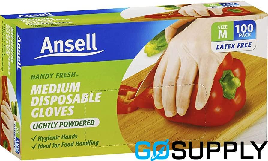 Ansell Handy Food Handling Disposable gloves Box 100
