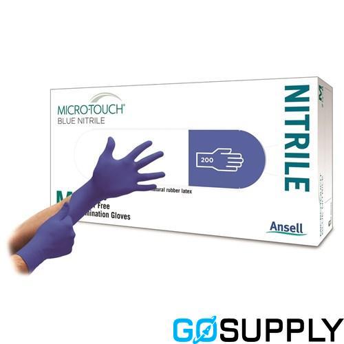 Ansell MicroTouch - Nitrile Gloves - Size: Medium Quantity: x200