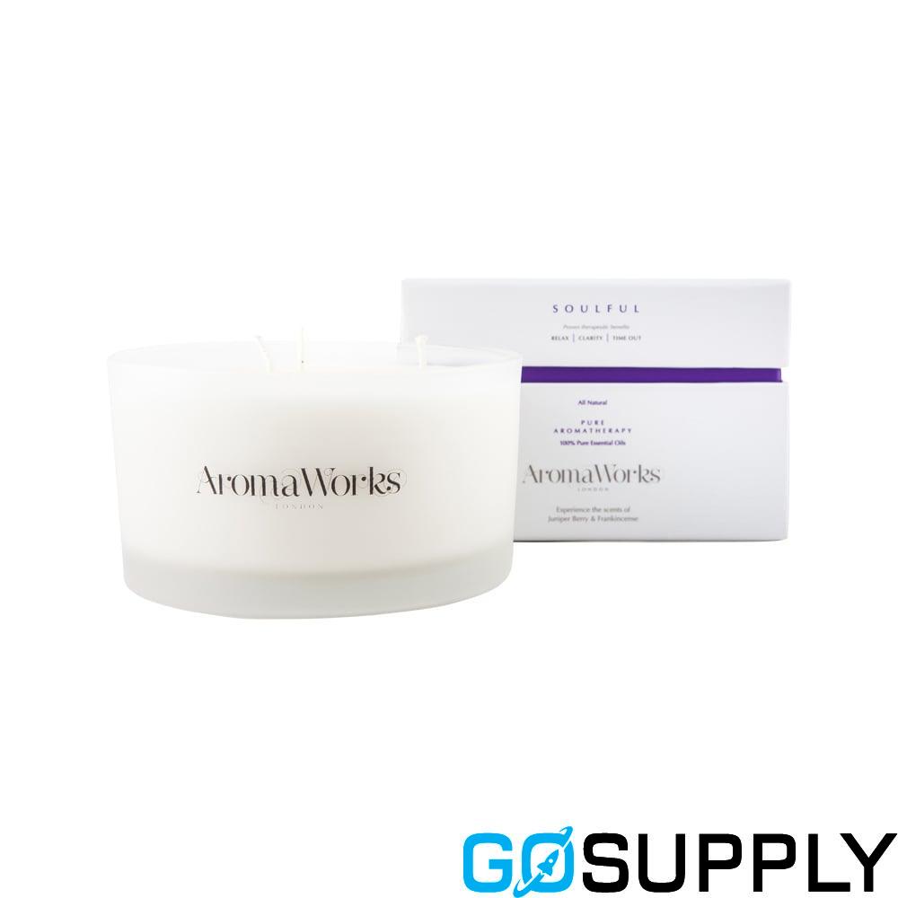 AromaWorks Candle - Size: Large Wick: 3 Wick Fragrance: Soulful