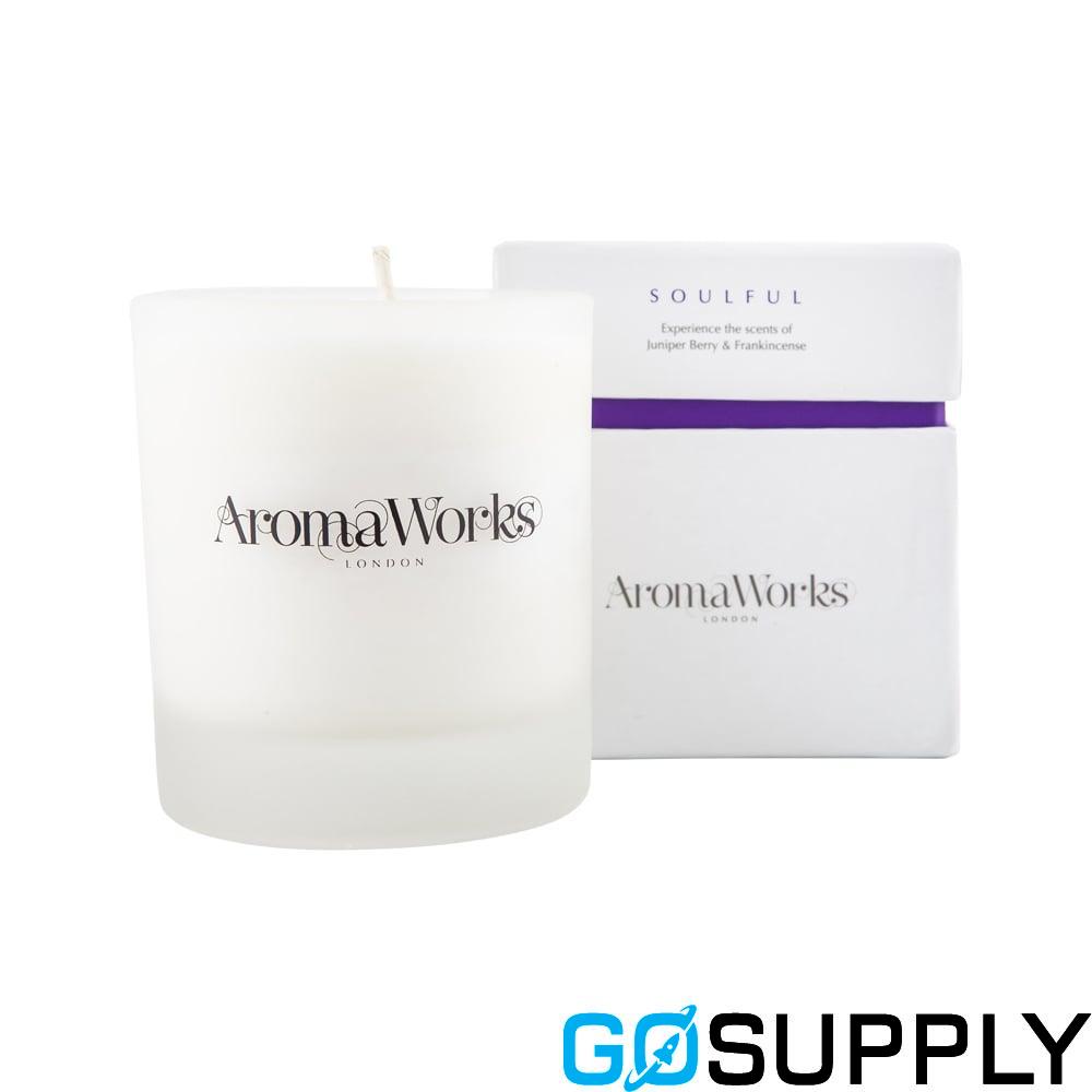 AromaWorks Candle - Size: Medium 220g Fragrance: Soulful