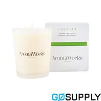 AromaWorks Candle - Size: Small 75g Fragrance: Inspire