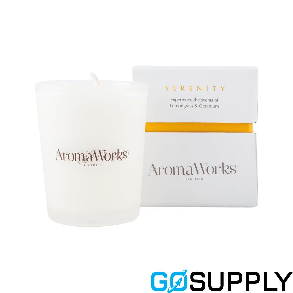 AromaWorks Candle - Size: Small 75g Fragrance: Serenity