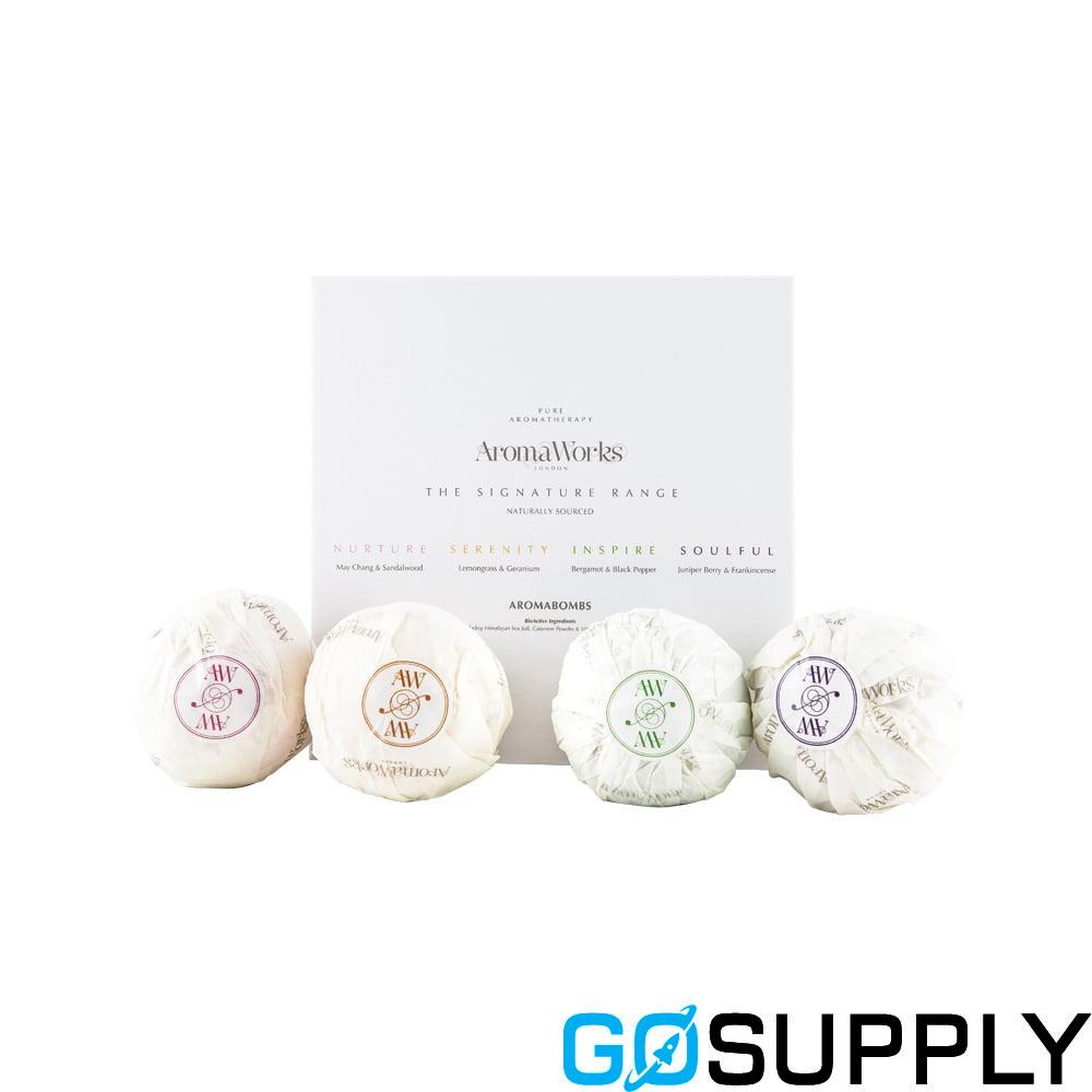 AromaWorks The Signature Range AromaBomb Gift Set - Weight: 250g Pack Size: 4