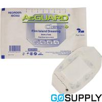 AsGUARD® Clear + Film Island Dressing 6cm x 7cm - Box (50 Each)