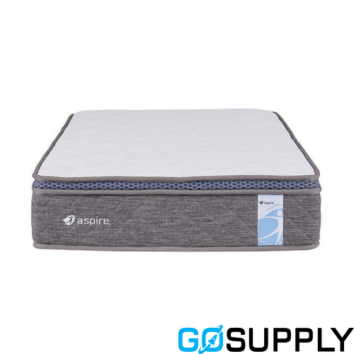 Aspire Comfimotion Pocket Spring Mattress -  Portobello Grey (Queen)