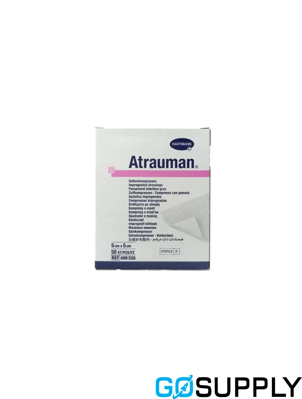 Atrauman Sterile Dressing - Pack size: 50 Size: 5cm x 5cm