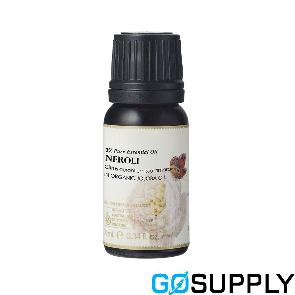 Ausganica Organic Essential Oil Dilution - Base: Jojoba Volume: 10ml Fragrance: Neroli Concentration: 3%