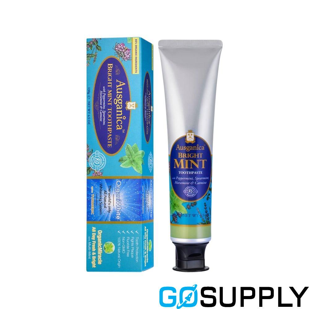 Ausganica Organic Toothpaste - Weight: 130g Flavour: Bright Mint