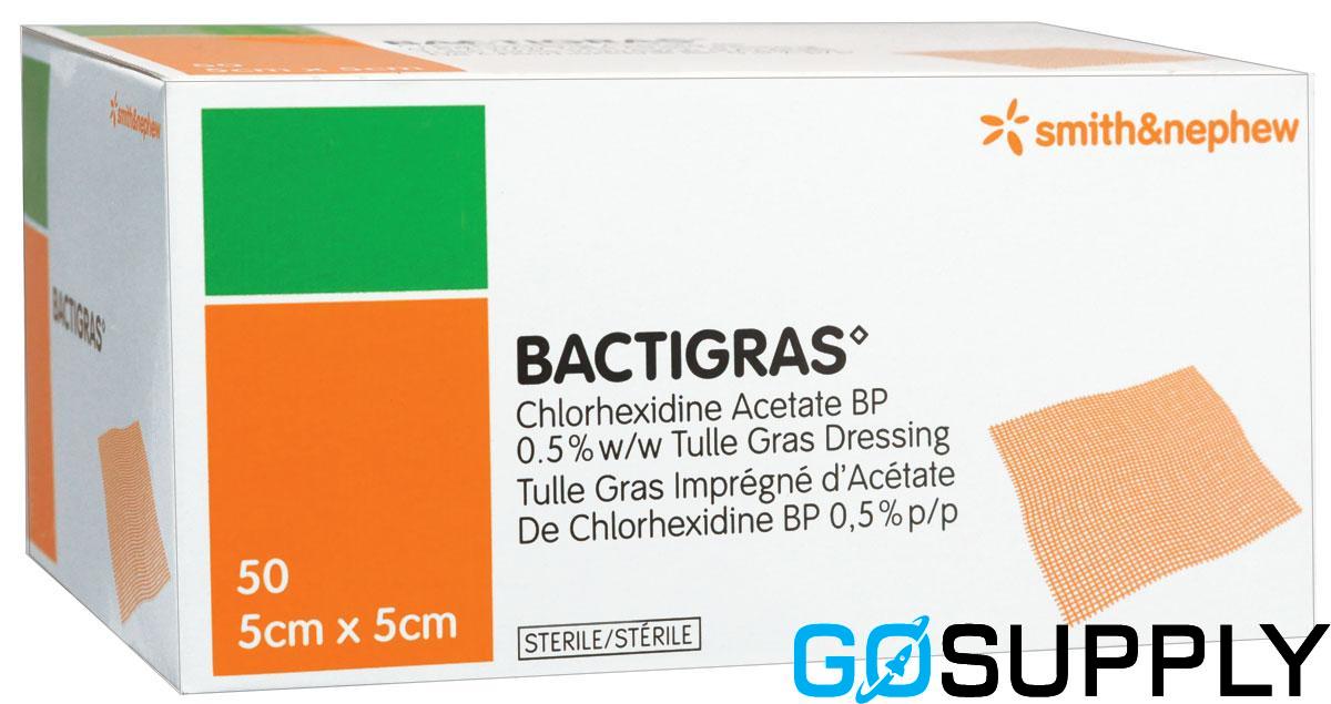 BACTIGRAS DRESSINGS - Pack size: 10 Size: 10cm x 40cm