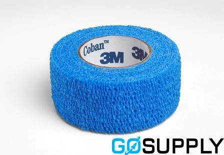 BANDAGE COHESIVE - Size: 25MM X 2.7M Color: BLUE Support Level: LIGHT