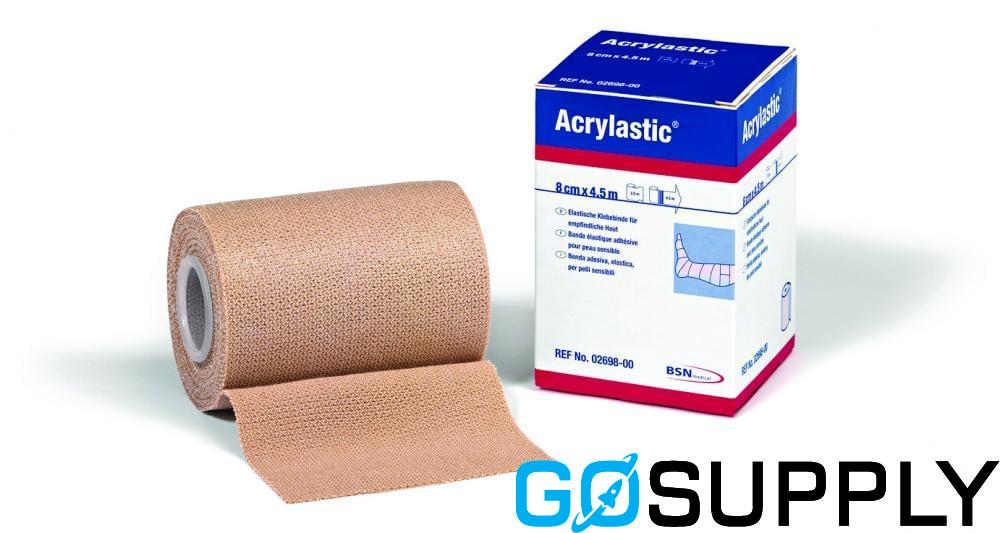 BANDAGE ELASTIC ADHESIVE - Size: 8CMX2.5M Type: Acrylastic