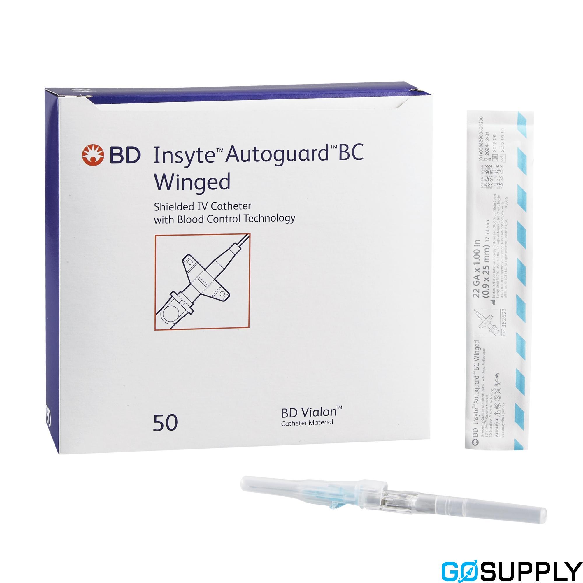 BD Insyte™ Autoguard™ Catheter with Blood Control 22g
