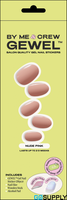 BMC GEWEL GEL NAIL STICKERS - Color: NUDE PINK - Packet (20 Single)