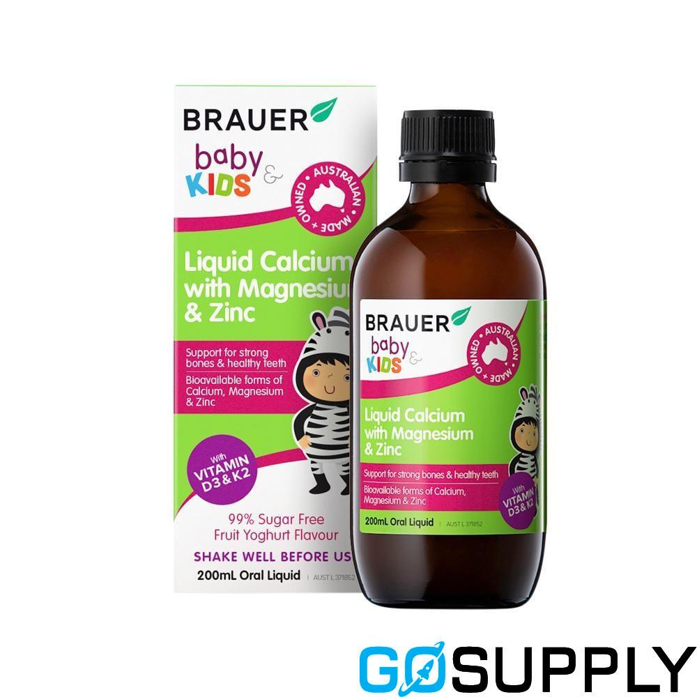 BRAUER BABY & KIDS LIQUID CALCIUM - Volume: 200ml Ingredients: Calcium, Magnesium, Zinc