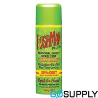 BUSHMAN PLUS AEROSOL - Volume: 150G DEET Concentration: 20% Additional Features: With Sunscreen