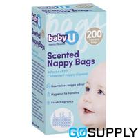 Baby U Nappy Sacks - 200 Pack