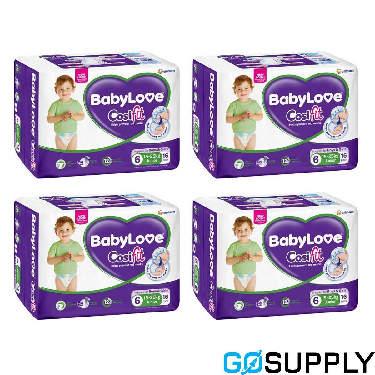 Babylove - Cosifit Nappies (15-25kg · 15x4)