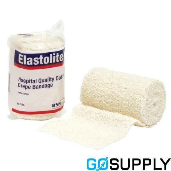 Bandage Crepe Cotton White Elastolite 10Cmx1.5M