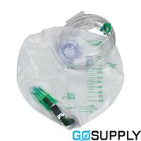 Bard 4L Drainage Bag with Hanger – Sterile Urine Drain Bag with Easy-Empty Port