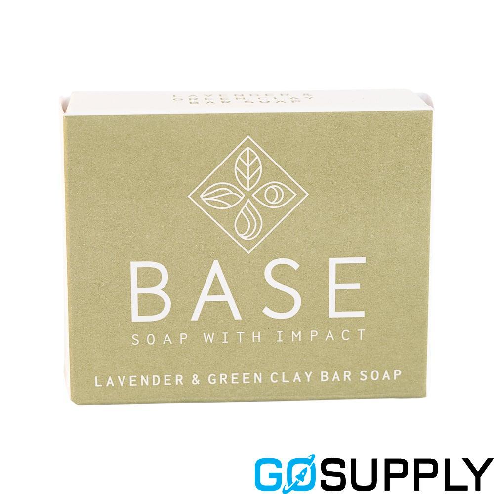 Base (Soap With Impact) Soap Bar - Weight: 120g Fragrance: Lavender & Green Clay Packaging: Boxed