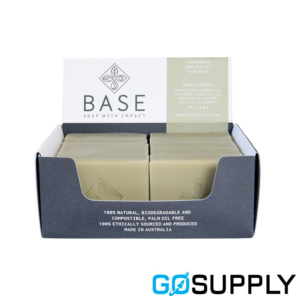 Base (Soap With Impact) Soap Bar - Weight: 120g Fragrance: Lavender & Green Clay Packaging: Raw Bar