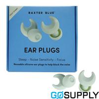 Baxter Blue Reusable Silicone Noise Reduction Ear Plugs - Color: Mint Green