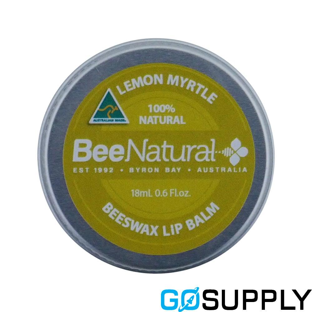 Bee Natural Lip Balm Tin - Volume: 18ml Flavour: Lemon Myrtle