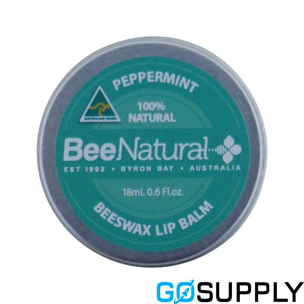 Bee Natural Lip Balm Tin - Volume: 18ml Flavour: Peppermint