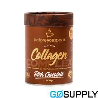 Before You Speak Collagen Complex - Weight: 200g Flavour: Rich Chocolate
