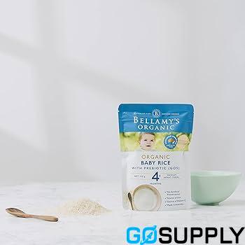 Bellamys Baby Rice with Prebiotic - 125g - x6