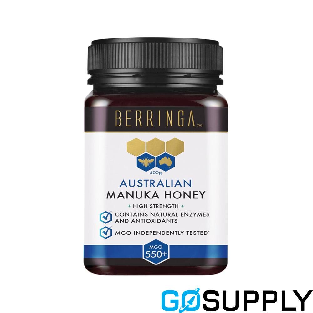 Berringa Australian Manuka Honey - Weight: 500g Strength: High (MGO 550+)
