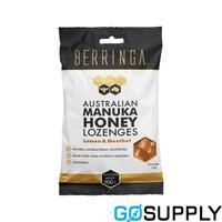 Berringa Australian Manuka Honey Lozenges - Weight: 150g Flavour: Lemon & Menthol - Packet (30 Single)