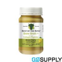 Best of the Bone Bone Broth Beef Concentrate - Weight: 390g Flavour: Green Curry Lemon Pepper