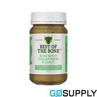 Best of the Bone Bone Broth Beef Concentrate - Weight: 390g Flavour: Organic Italian Herbs & Garlic