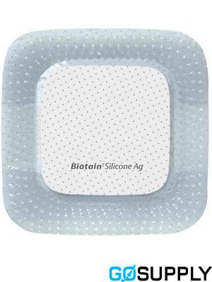 Biatain Silicone Ag Adhesive Foam - Size: 7.5 x 7.5cm