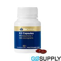 BioCeuticals K2 Capsules - Count: 60c - Packet (60 Single)