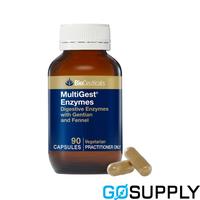 BioCeuticals MultiGest Enzymes - Capsule Count: 90c - Packet (90 Single)
