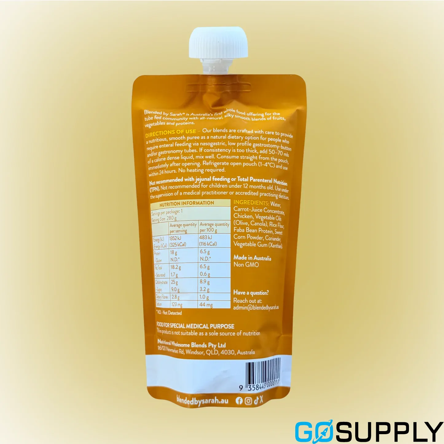 Blended by Sarah (Wholesome Blends Chicken · 280g)