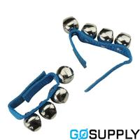 Blue Drumfire Wrist Bells for Music Enthusiasts