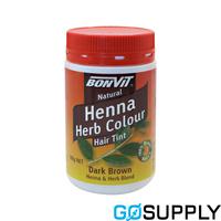 Bonvit Natural Hair Tint Henna Herb Colour - Type: Henna & Herb Blend Color: Dark Brown Weight: 100g