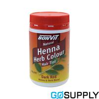 Bonvit Natural Hair Tint Henna Herb Colour - Type: Henna & Herb Blend Color: Dark Red Weight: 100g