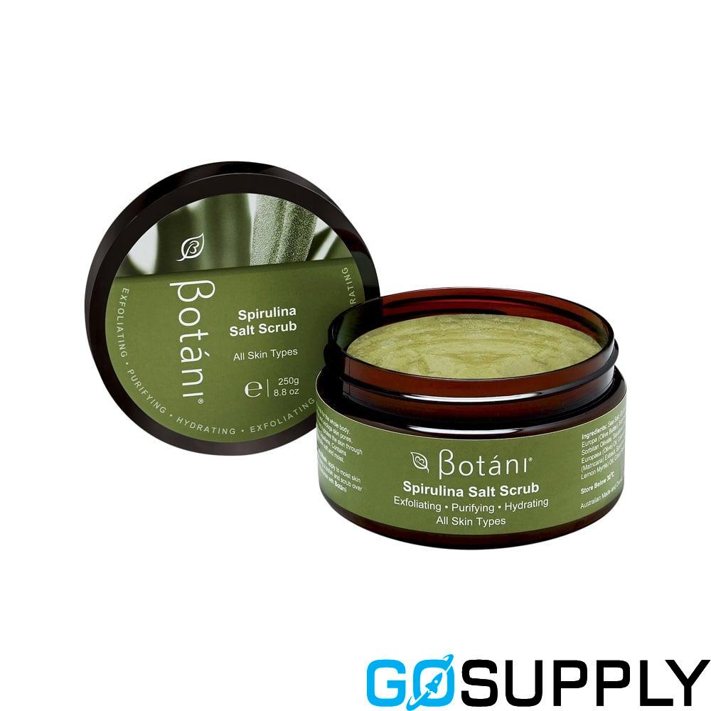 Botani Spirulina Salt Scrub - Weight: 250g