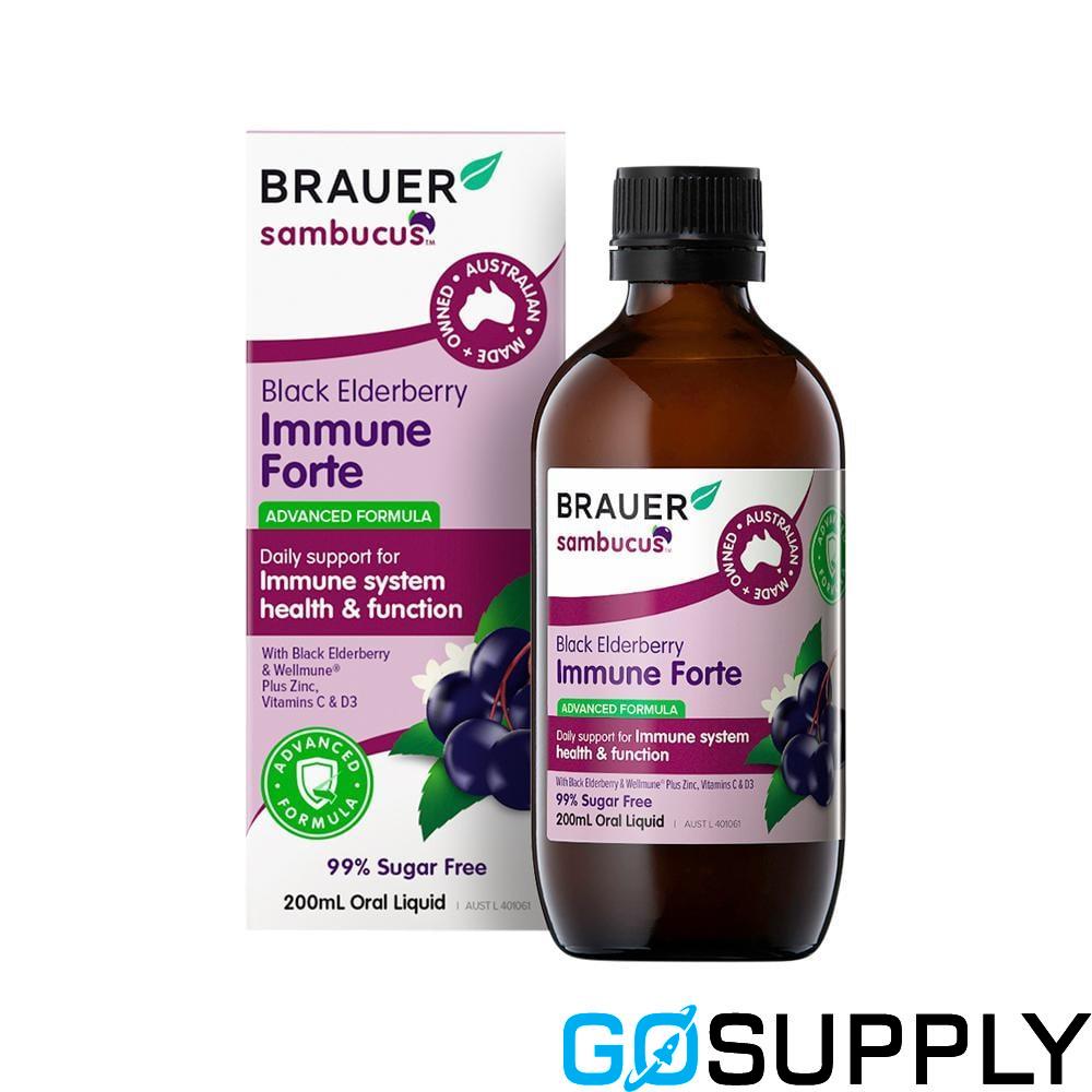 Brauer Sambucus Black Elderberry - Type: Immune Adult Volume: 200ml