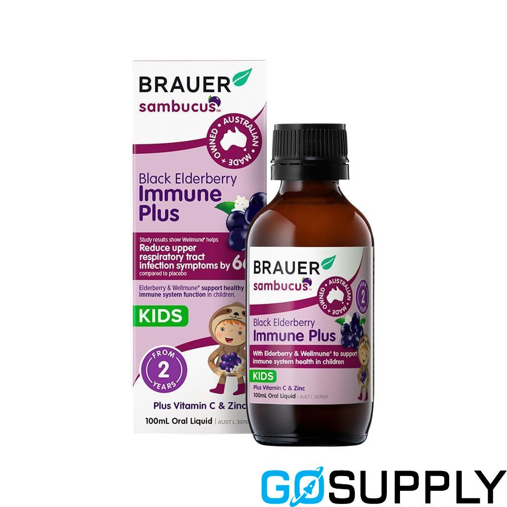 Brauer Sambucus Black Elderberry - Type: Kids Immune Plus Volume: 100ml