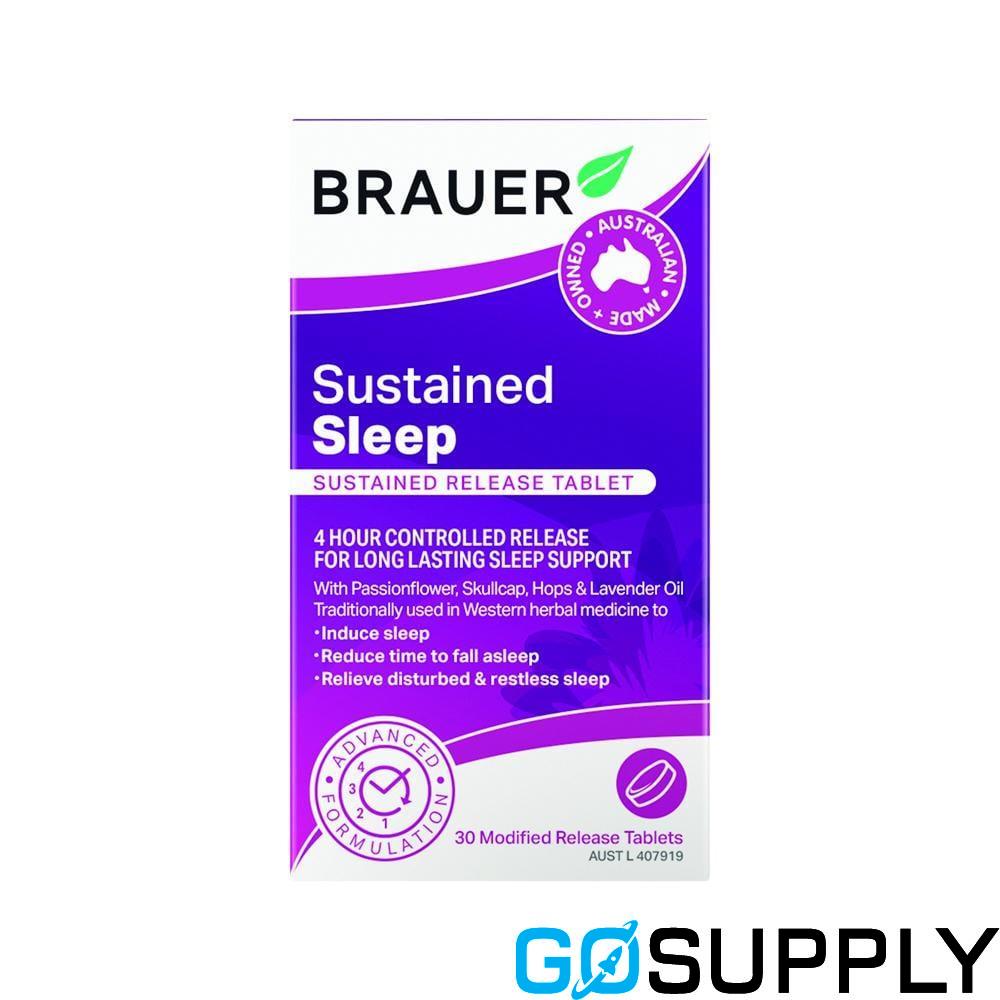 Brauer Sleep Products - Type: Sustained Sleep Tablet Count: 30t